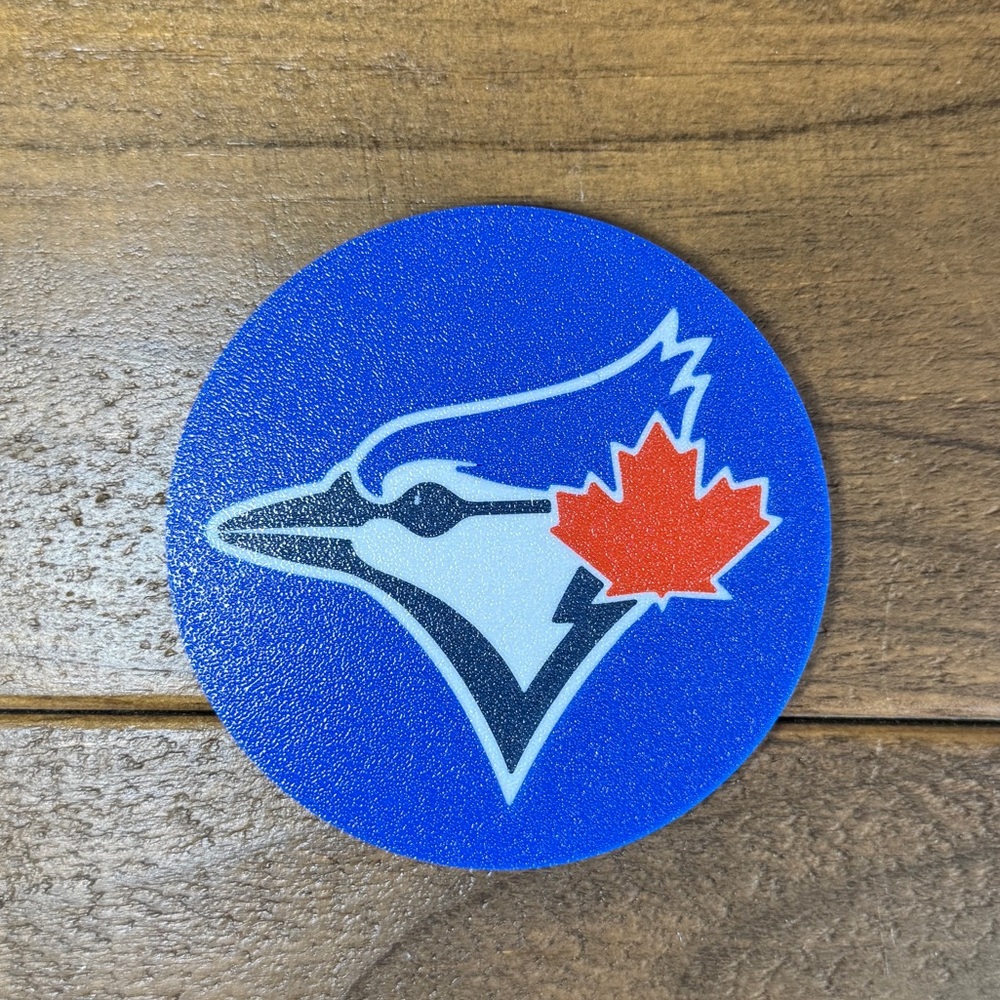 Toronto Blue Jays Coasters Set – 3D Printed Drink Coasters with Holder